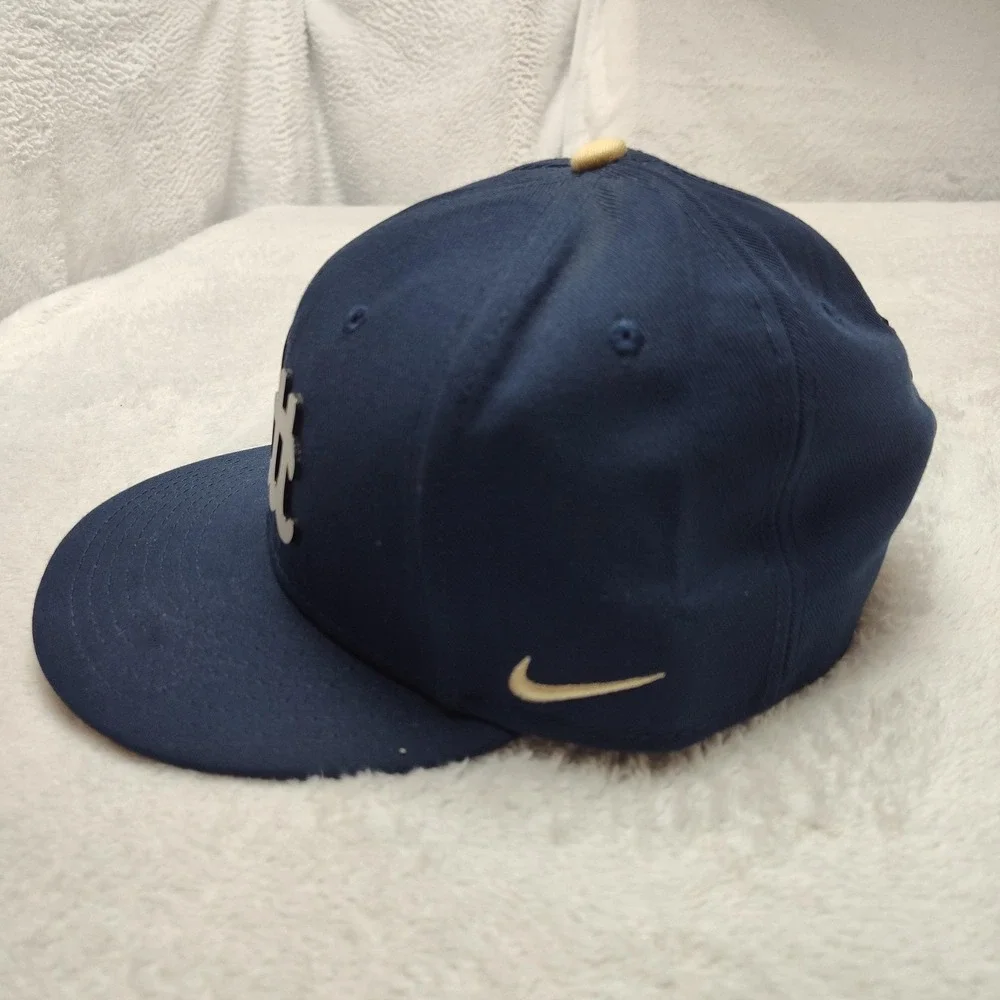 Pitt Panthers Nke Hat Cap Snap Back Mens‎ Blue Polyester Twill NCAA Football